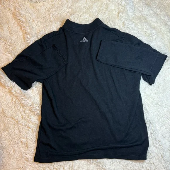 Adidas men’s charcoal Long Sleeve 1/4 zip XL - Picture 3 of 7